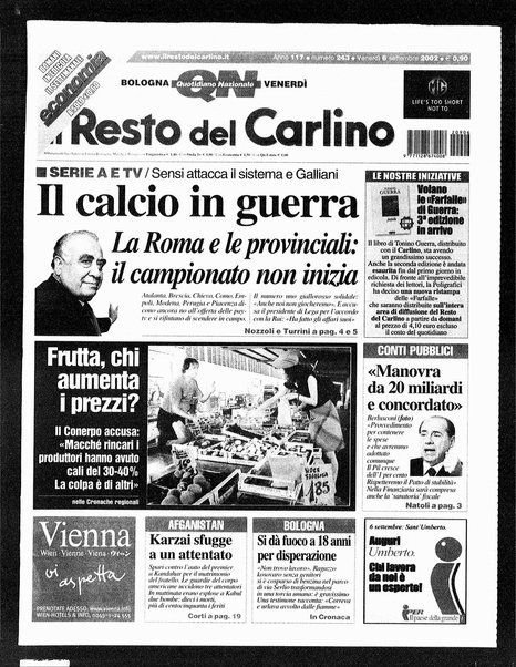 Il Resto del Carlino : giornale dell'Emilia